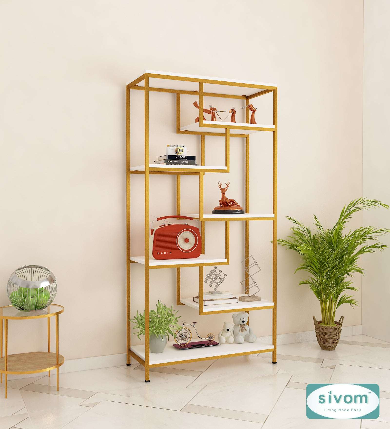 Sivom Sivom Solomon Display Unit for Modern Homes | Elegant Design & Premium Finish