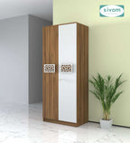 Sivom SIVOM Spacy Multipurpose 2 Door Wardrobe / Engineered Wood 2 Door Wardrobe for Modern Homes | Elegant Design & Premium Finish