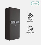 Sivom SIVOM Spacy Multipurpose 2 Door Wardrobe / Engineered Wood 2 Door Wardrobe for Modern Homes | Elegant Design & Premium Finish