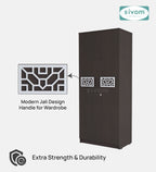 Sivom SIVOM Spacy Multipurpose 2 Door Wardrobe / Engineered Wood 2 Door Wardrobe for Modern Homes | Elegant Design & Premium Finish