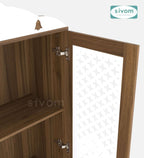 Sivom SIVOM Spree Home Temple/Pooja Unit/Home Mandir/ Engineered Wood Home Temple (Height: 167, Knock Down) for Modern Homes | Elegant Design & Premium Finish