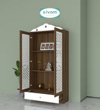 Sivom SIVOM Spree Home Temple/Pooja Unit/Home Mandir/ Engineered Wood Home Temple (Height: 167, Knock Down) for Modern Homes | Elegant Design & Premium Finish
