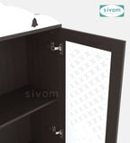 Sivom SIVOM Spree Home Temple/Pooja Unit/Home Mandir/ Engineered Wood Home Temple (Height: 167, Knock Down) for Modern Homes | Elegant Design & Premium Finish