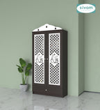 Sivom SIVOM Spree Home Temple/Pooja Unit/Home Mandir/ Engineered Wood Home Temple (Height: 167, Knock Down) for Modern Homes | Elegant Design & Premium Finish