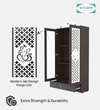 Sivom SIVOM Spree Home Temple/Pooja Unit/Home Mandir/ Engineered Wood Home Temple (Height: 167, Knock Down) for Modern Homes | Elegant Design & Premium Finish