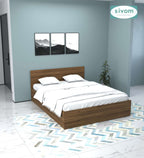 Sivom furniture SIVOM Stark Bed with Storage Engineered Wood queen Bed Engineered Wood Queen Bed (Delivery Condition - Knock Down)