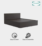 Sivom furniture SIVOM Stark Bed with Storage Engineered Wood queen Bed Engineered Wood Queen Bed (Delivery Condition - Knock Down)