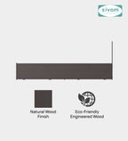 Sivom furniture SIVOM Stark Bed with Storage Engineered Wood queen Bed Engineered Wood Queen Bed (Delivery Condition - Knock Down)