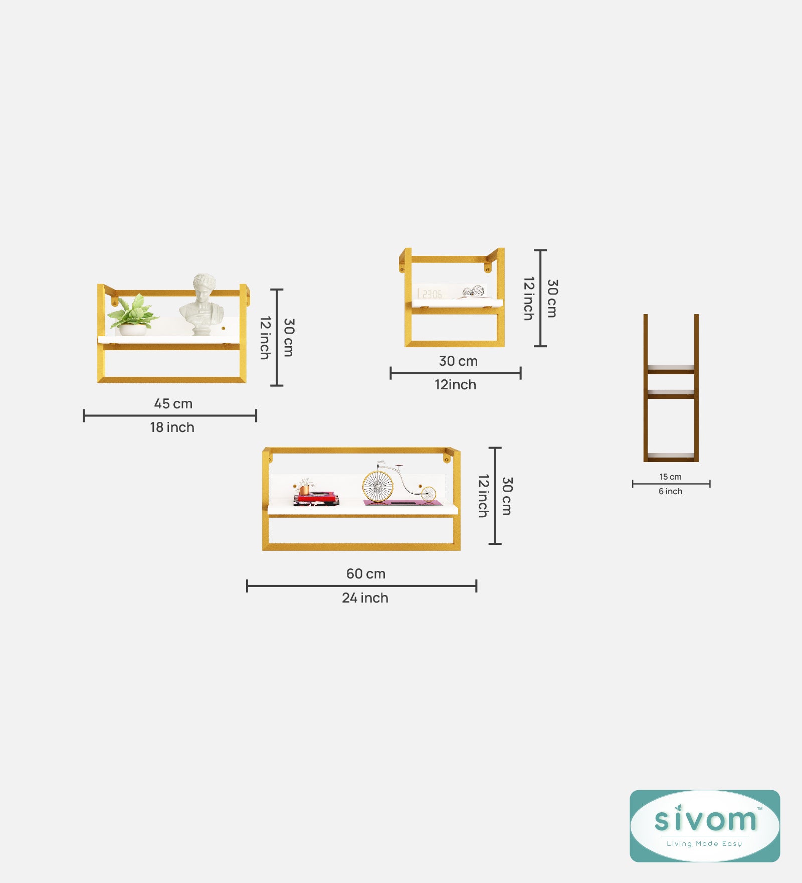 Sivom Sivom Ashley Display Unit for Modern Homes | Elegant Design & Premium Finish