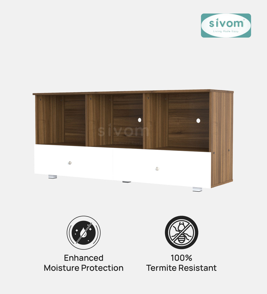 Sivom furniture SIVOM SUMO Multipurpose TV Unit fits upto 43 inch with Storage Engineered Wood TV Entertainment Unit for Modern Homes | Elegant Design & Premium Finish (Copy) (Copy) (Copy) (Copy)