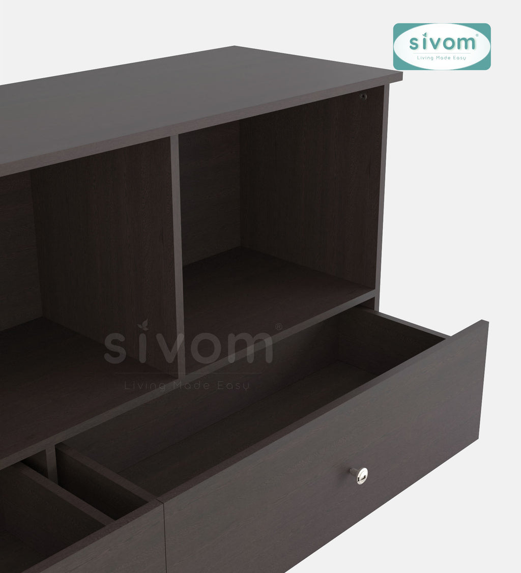 Sivom furniture SIVOM SUMO Multipurpose TV Unit fits upto 43 inch with Storage Engineered Wood TV Entertainment Unit for Modern Homes | Elegant Design & Premium Finish (Copy) (Copy) (Copy) (Copy)