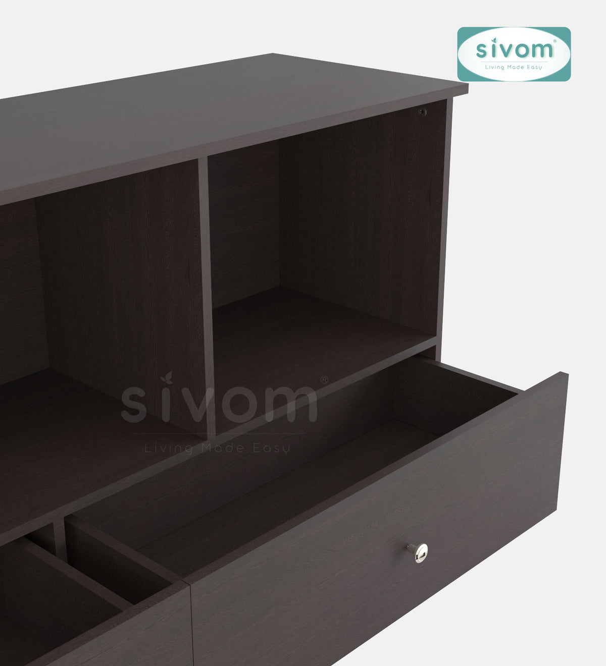 Sivom furniture SIVOM SUMO Multipurpose TV Unit fits upto 43 inch with Storage Engineered Wood TV Entertainment Unit for Modern Homes | Elegant Design & Premium Finish (Copy) (Copy) (Copy) (Copy)