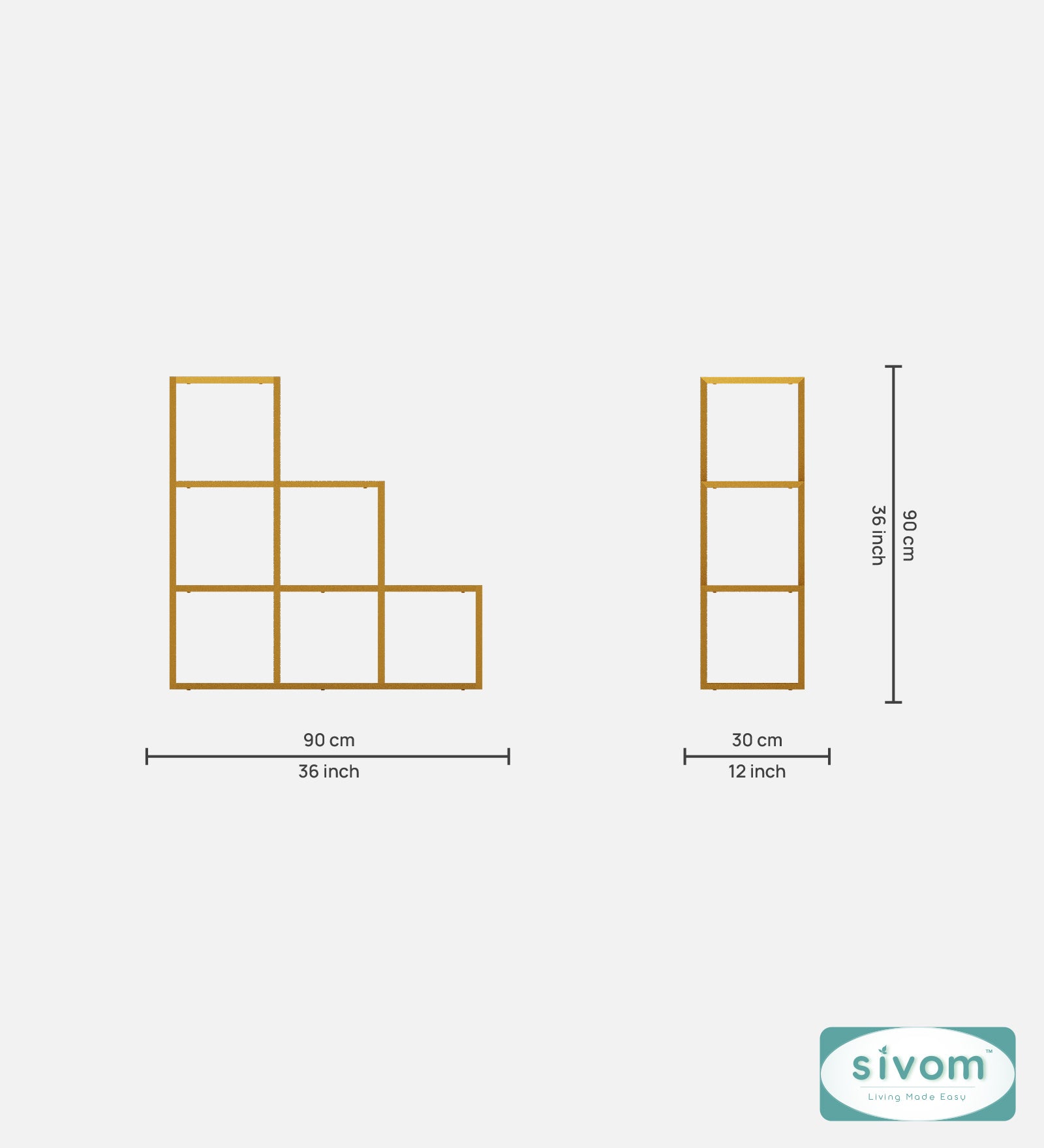 Sivom Sivom Ashley Display Unit for Modern Homes | Elegant Design & Premium Finish