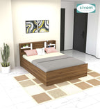 Sivom furniture SIVOM Sylvia Bed with Storage Engineered Wood queen Bed Engineered Wood Queen Bed (Delivery Condition - Knock Down)