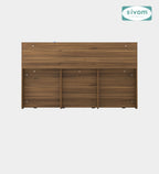 Sivom furniture SIVOM Sylvia Bed with Storage Engineered Wood queen Bed Engineered Wood Queen Bed (Delivery Condition - Knock Down)