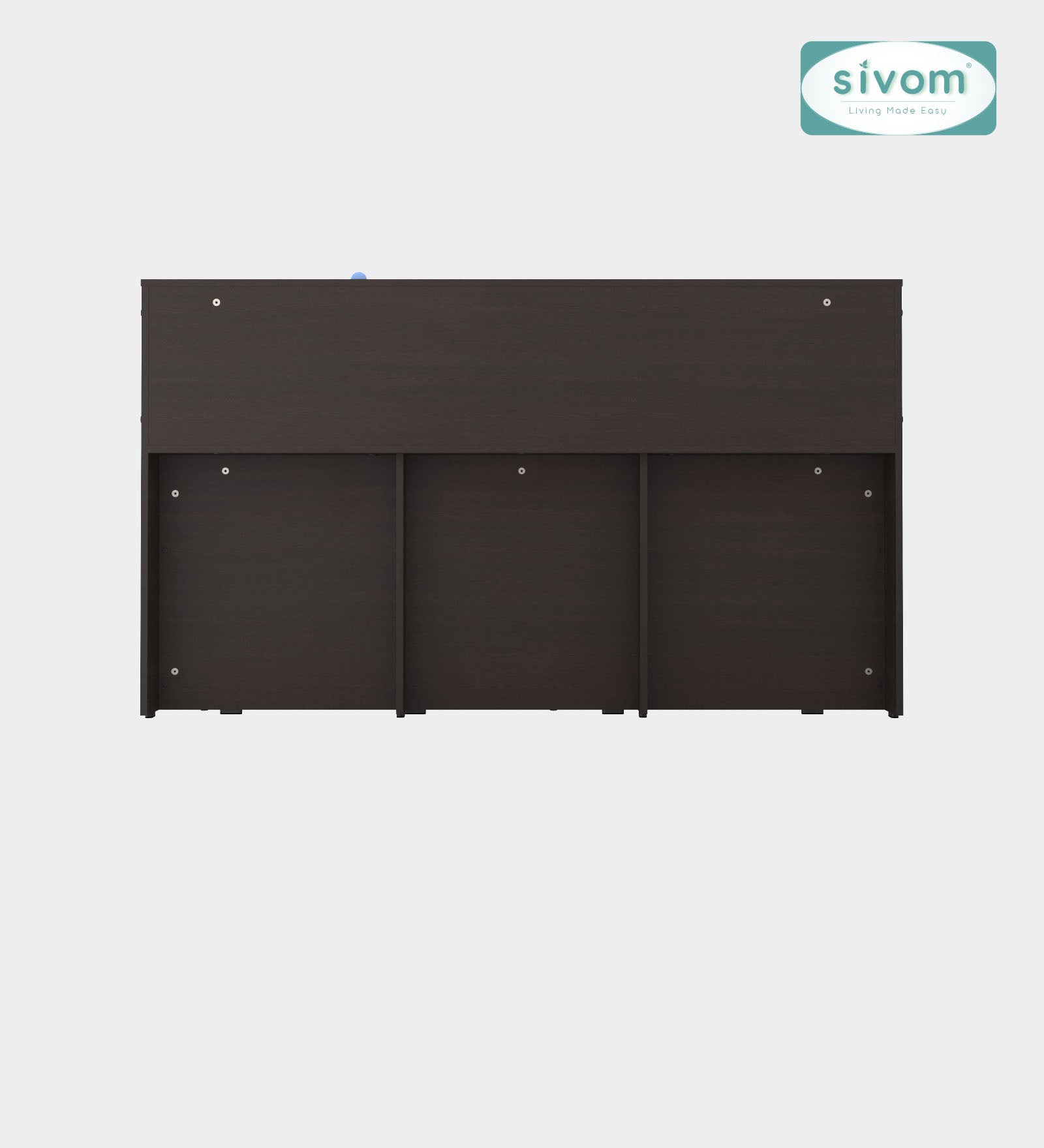 Sivom furniture SIVOM Sylvia Bed with Storage Engineered Wood queen Bed Engineered Wood Queen Bed (Delivery Condition - Knock Down)