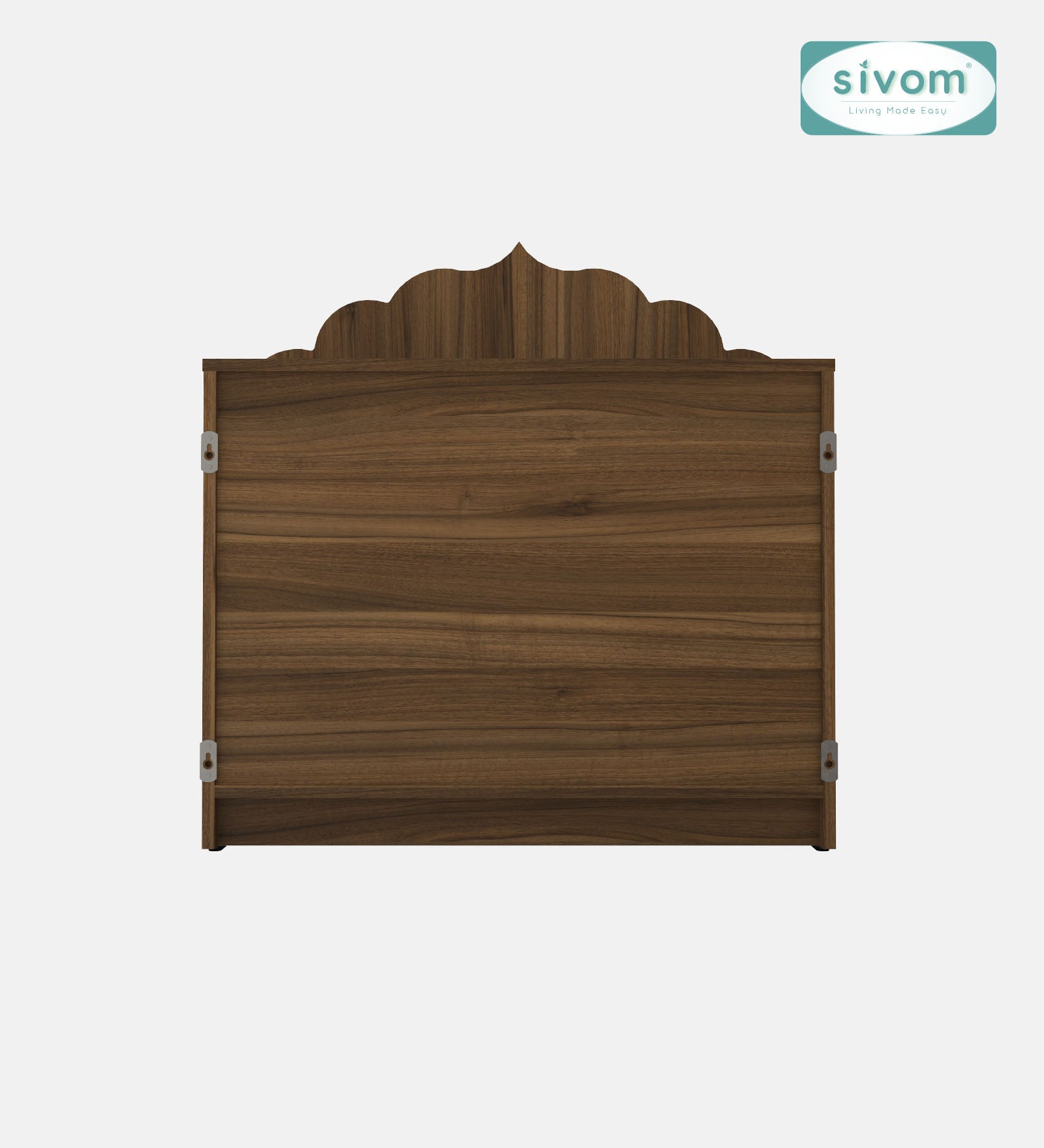 Sivom SIVOM Prime Medium Home Temple/Pooja Unit/Home Mandir/ Engineered Wood Home Temple (Height: 78, Knock Down) for Modern Homes | Elegant Design & Premium Finish