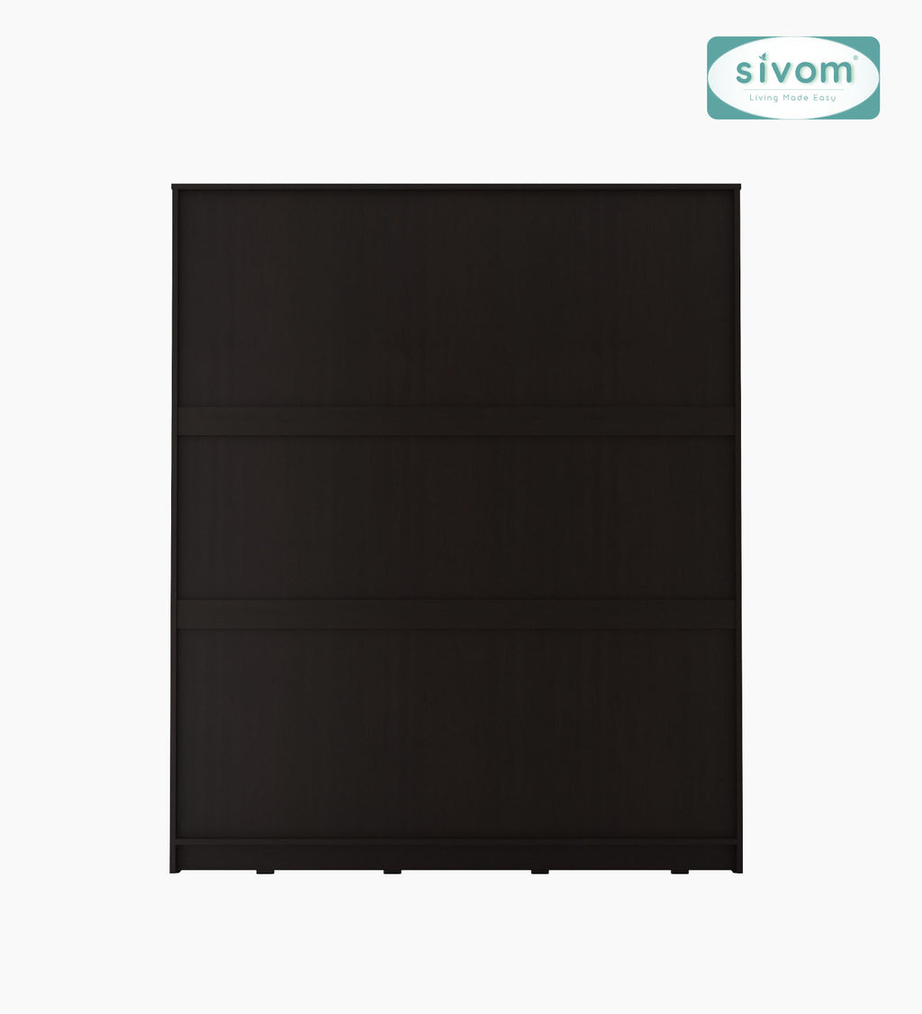 Sivom furniture SIVOM Syntax Multipurpose 4 Door Closet Engineered Wood 4 Door Wardrobe for Modern Homes | Elegant Design & Premium Finish