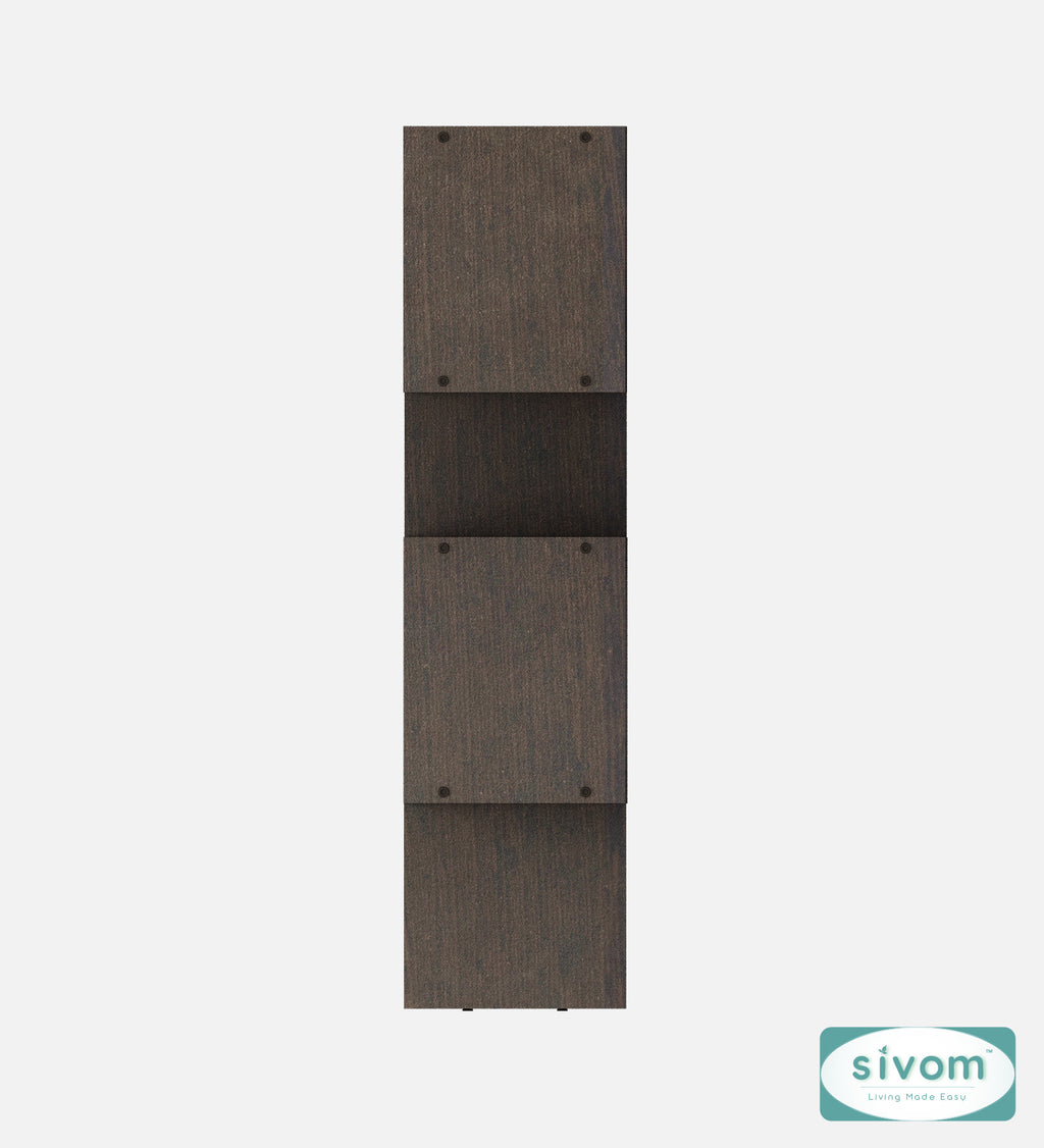 Sivom SIVOM CLAY Multipurpose Modular Wall Racks/Shelves/Organiser/Décor Particle Board Wall Shelf (Number of Shelves - 4, ) for Modern Homes | Elegant Design & Premium Finish