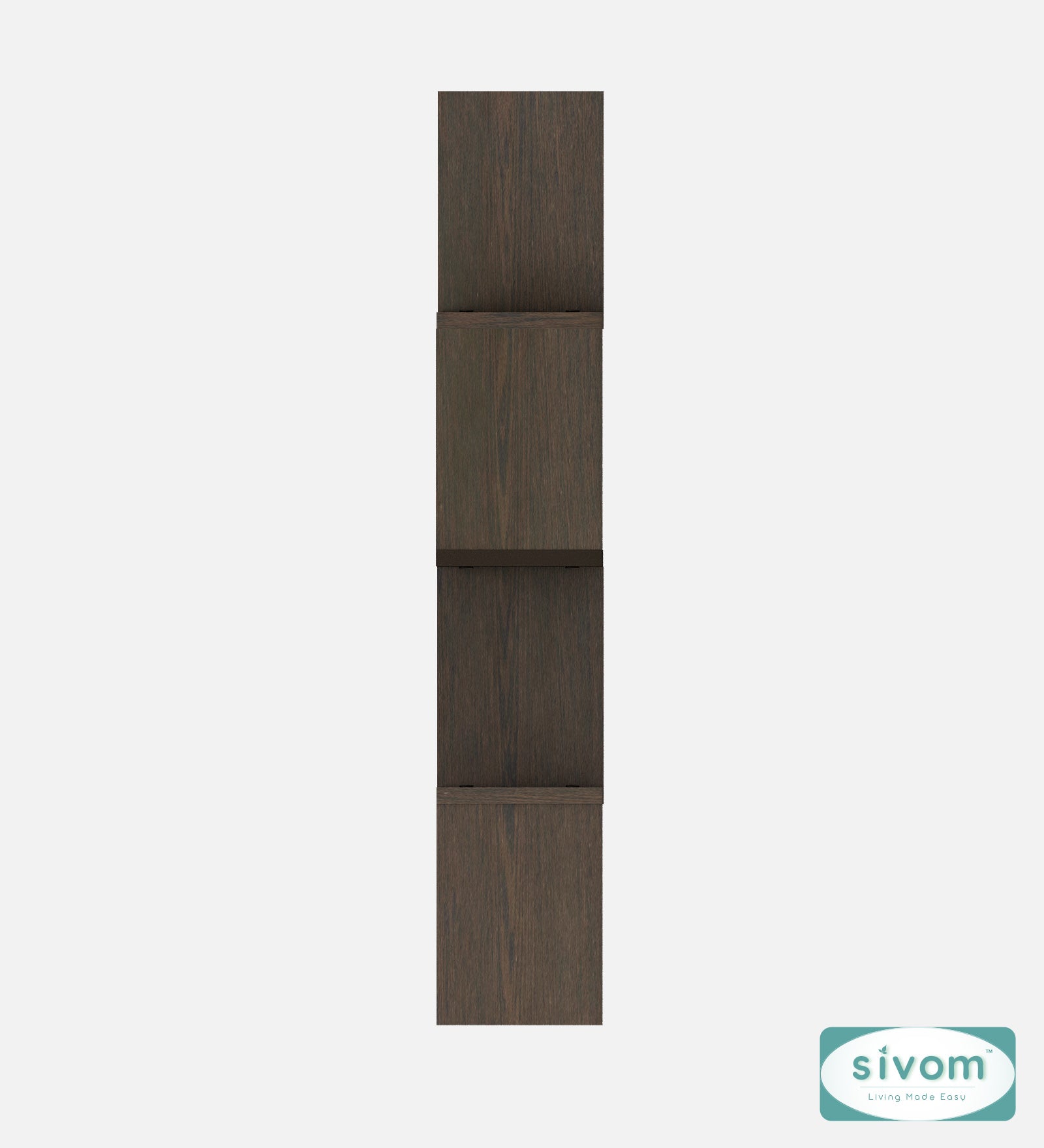 Sivom SIVOM WRAN Multipurpose Modular Wall Racks/Shelves/Organiser/Décor Particle Board Wall Shelf (Number of Shelves - 5, ) for Modern Homes | Elegant Design & Premium Finish