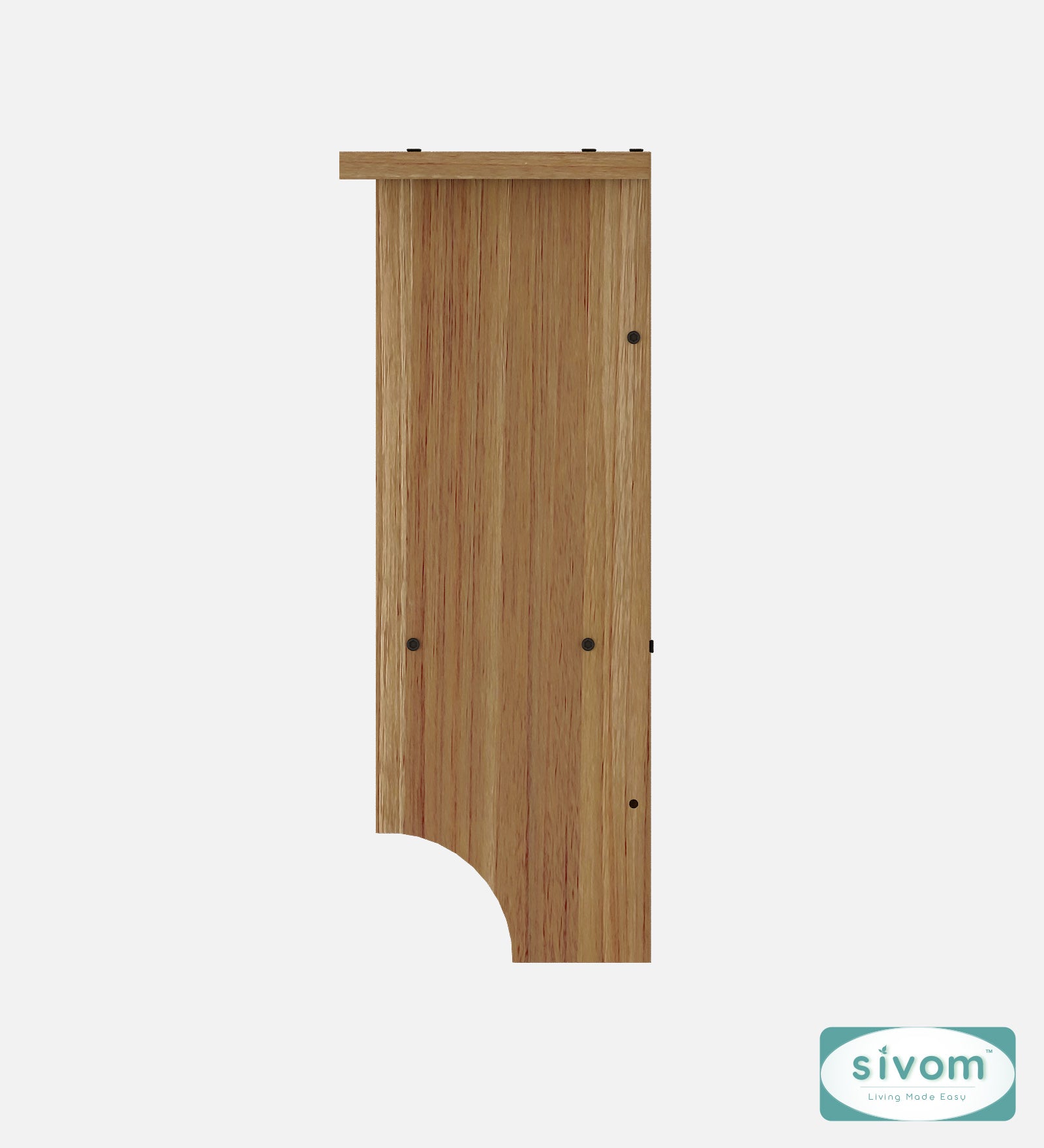 Sivom SIVOM RIO Multipurpose Modular Wall Racks/Shelves/Organiser/Décor Particle Board Wall Shelf (Number of Shelves - 4, ) for Modern Homes | Elegant Design & Premium Finish