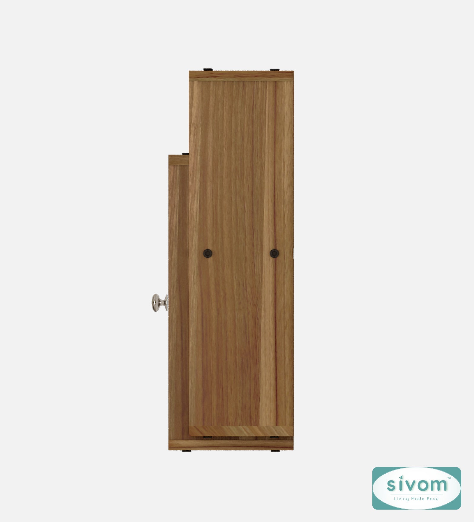 Sivom SIVOM WYDE Multipurpose Modular Wall Racks/Shelves/Organiser/Décor Particle Board Wall Shelf (Number of Shelves - 4, ) for Modern Homes | Elegant Design & Premium Finish