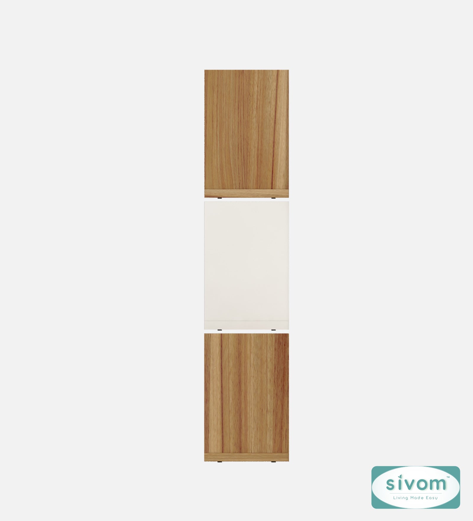 Sivom SIVOM KITE Multipurpose Modular Wall Racks/Shelves/Organiser/Décor Particle Board Wall Shelf (Number of Shelves - 3, ) for Modern Homes | Elegant Design & Premium Finish