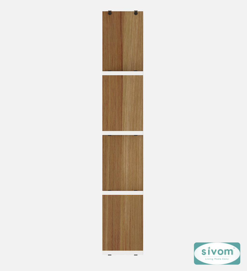 Sivom SIVOM AURA Multipurpose Modular Wall Racks/Shelves/Organiser/Décor Particle Board Wall Shelf (Number of Shelves - 7, ) for Modern Homes | Elegant Design & Premium Finish