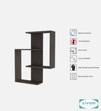 Sivom SIVOM ALEN Multipurpose Modular Wall Racks/Shelves/Organiser/Décor Particle Board Wall Shelf (Number of Shelves - 4, ) for Modern Homes | Elegant Design & Premium Finish