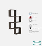 Sivom SIVOM AURA Multipurpose Modular Wall Racks/Shelves/Organiser/Décor Particle Board Wall Shelf (Number of Shelves - 7, ) for Modern Homes | Elegant Design & Premium Finish