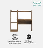 Sivom SIVOM Tamara Multipurpose Study/Home/Office Table Engineered Wood Study Table for Modern Homes | Elegant Design & Premium Finish