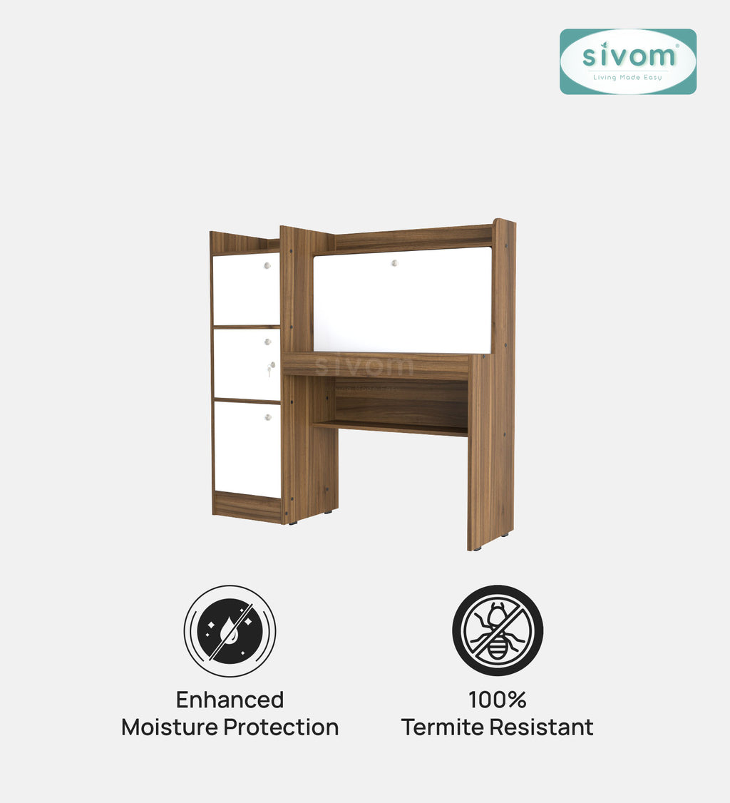 Sivom SIVOM Tamara Multipurpose Study/Home/Office Table Engineered Wood Study Table for Modern Homes | Elegant Design & Premium Finish
