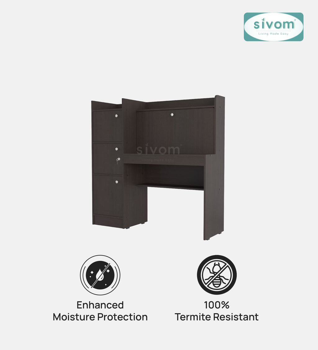 Sivom SIVOM Tamara Multipurpose Study/Home/Office Table Engineered Wood Study Table for Modern Homes | Elegant Design & Premium Finish