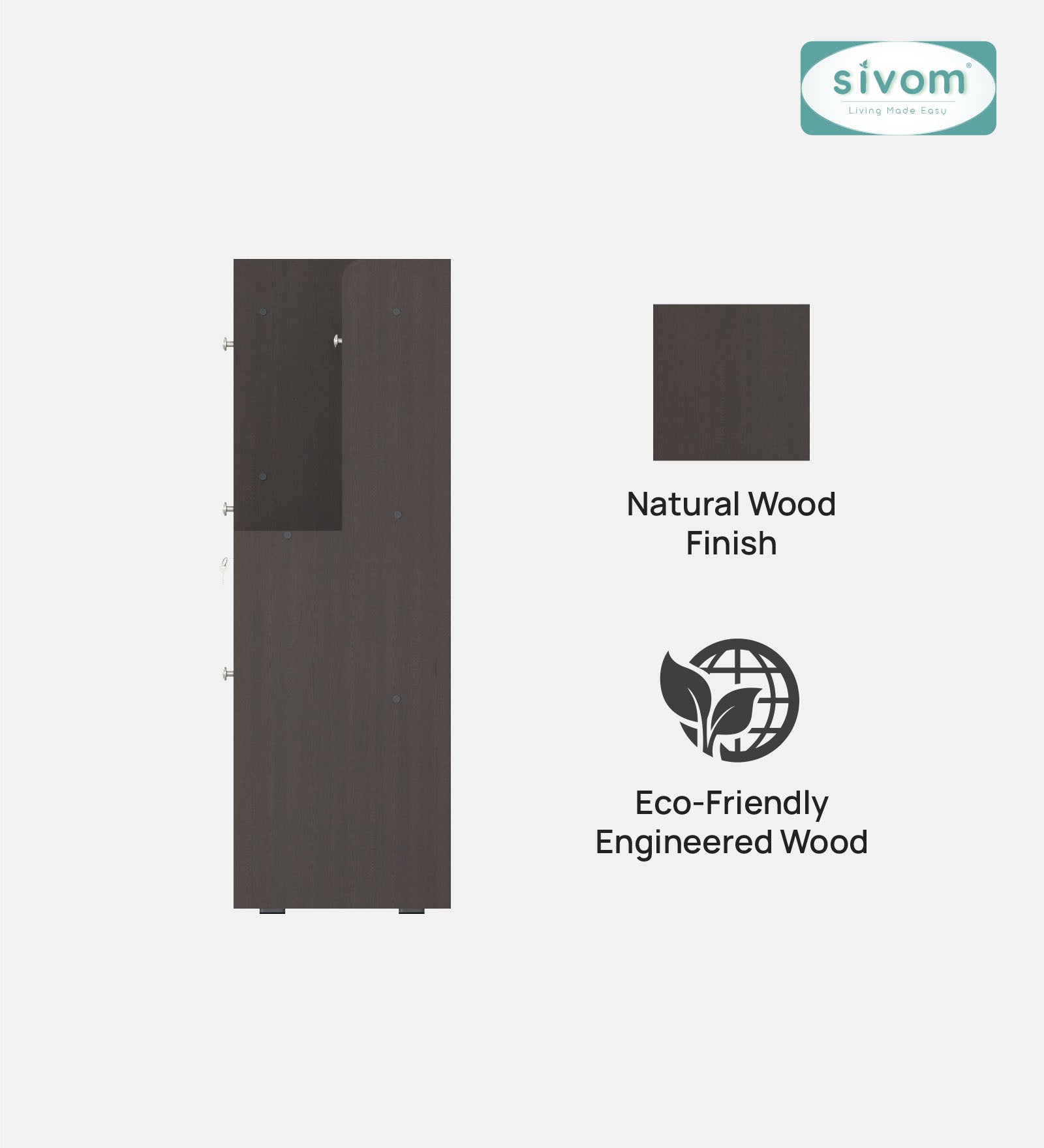 Sivom SIVOM Tamara Multipurpose Study/Home/Office Table Engineered Wood Study Table for Modern Homes | Elegant Design & Premium Finish