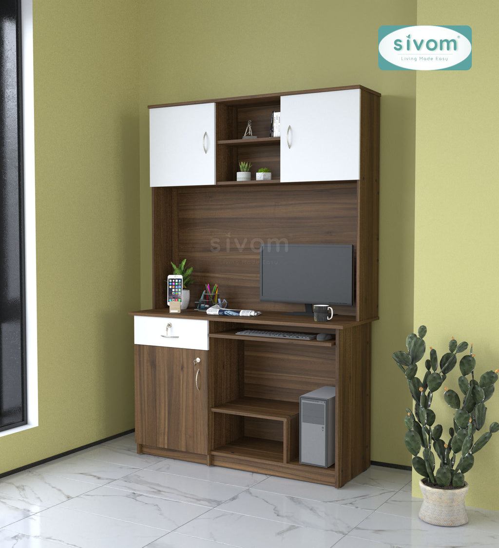 Sivom SIVOM TANGLE Multipurpose Study/Home/Office Table Engineered Wood Study Table for Modern Homes | Elegant Design & Premium Finish (Copy) (Copy)