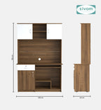 Sivom SIVOM TANGLE Multipurpose Study/Home/Office Table Engineered Wood Study Table for Modern Homes | Elegant Design & Premium Finish (Copy) (Copy)