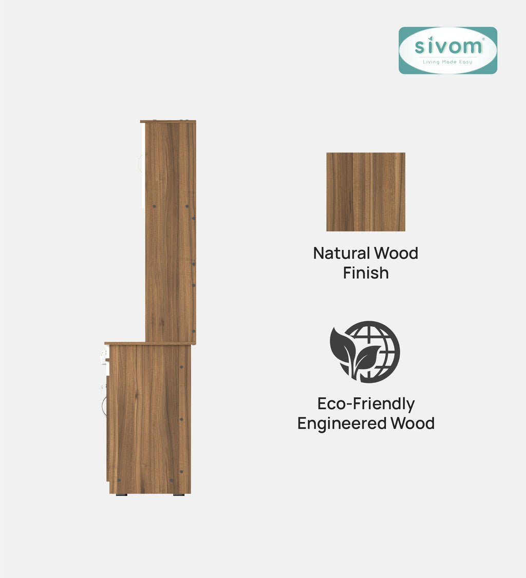 Sivom SIVOM TANGLE Multipurpose Study/Home/Office Table Engineered Wood Study Table for Modern Homes | Elegant Design & Premium Finish (Copy) (Copy)