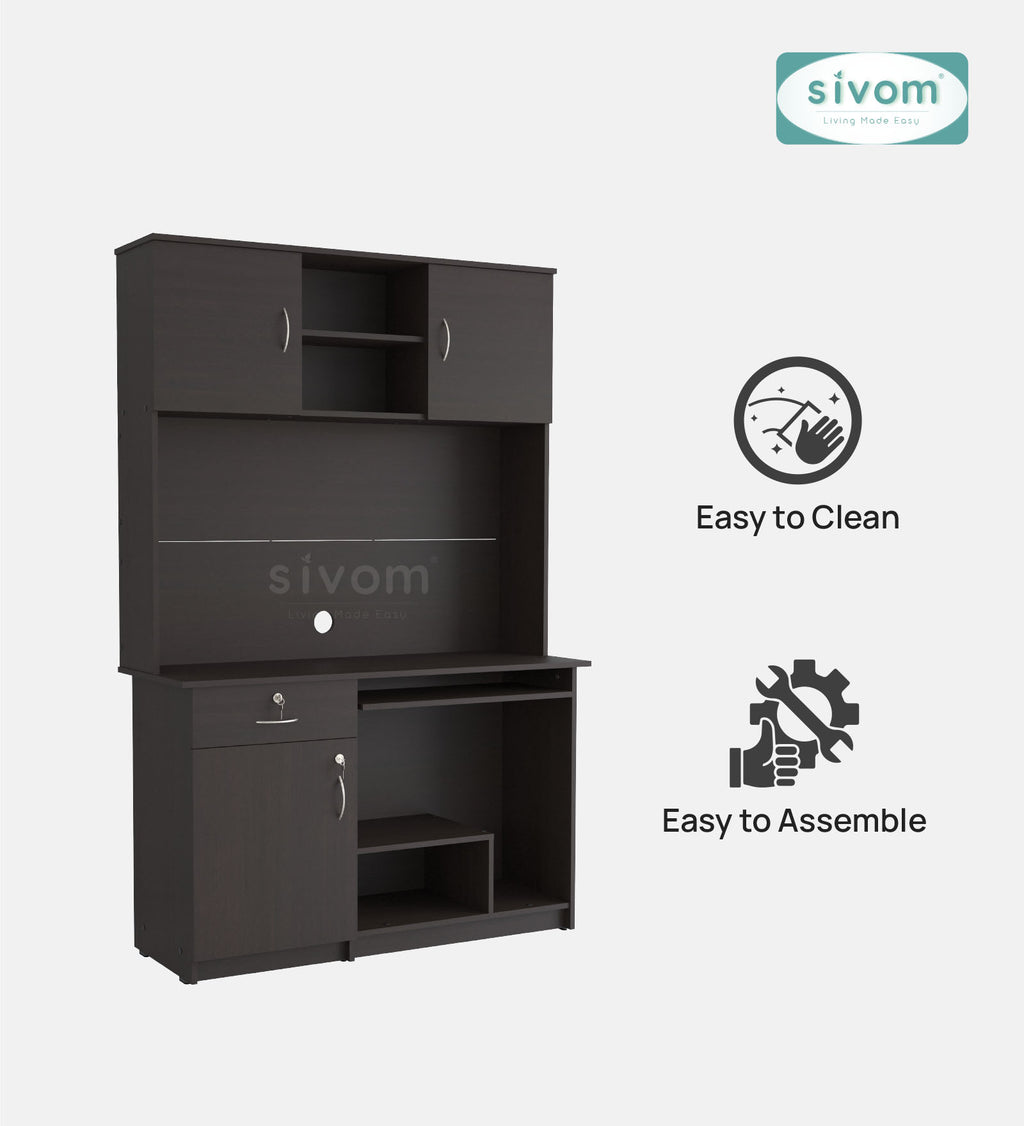 Sivom SIVOM TANGLE Multipurpose Study/Home/Office Table Engineered Wood Study Table for Modern Homes | Elegant Design & Premium Finish (Copy) (Copy)