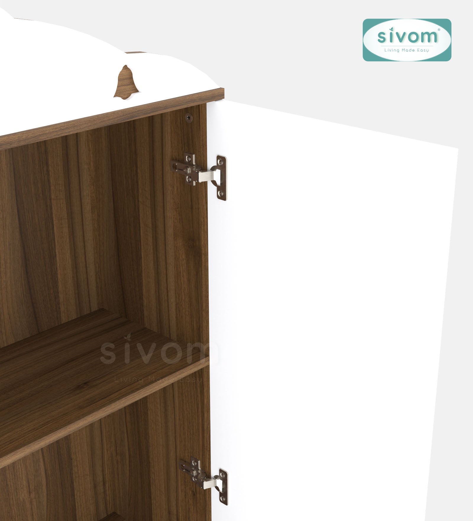 Sivom SIVOM Tempo Home Temple/Pooja Unit/Home Mandir/ Engineered Wood Home Temple (Height: 167, Knock Down) for Modern Homes | Elegant Design & Premium Finish