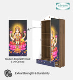 Sivom SIVOM Tempo Home Temple/Pooja Unit/Home Mandir/ Engineered Wood Home Temple (Height: 167, Knock Down) for Modern Homes | Elegant Design & Premium Finish