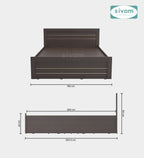 Sivom furniture Tenet Queen With Storage Bedroom Combo
