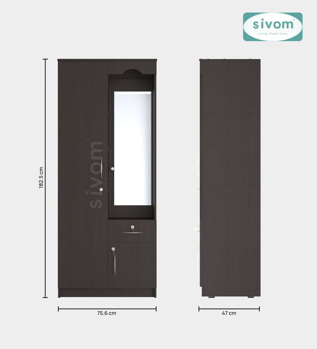 Sivom furniture Tenet King With Storage Bedroom Combo