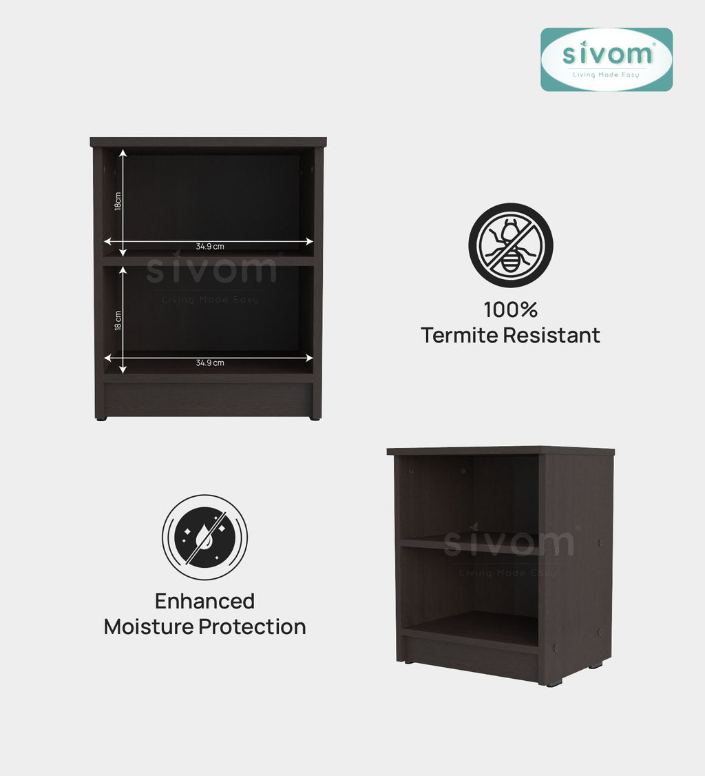 Sivom furniture Tenet King With Storage Bedroom Combo