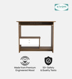 SIVOMTessa Study/Home Office Engineered Wood Computer Desk for Modern Homes | Elegant Design & Premium Finish