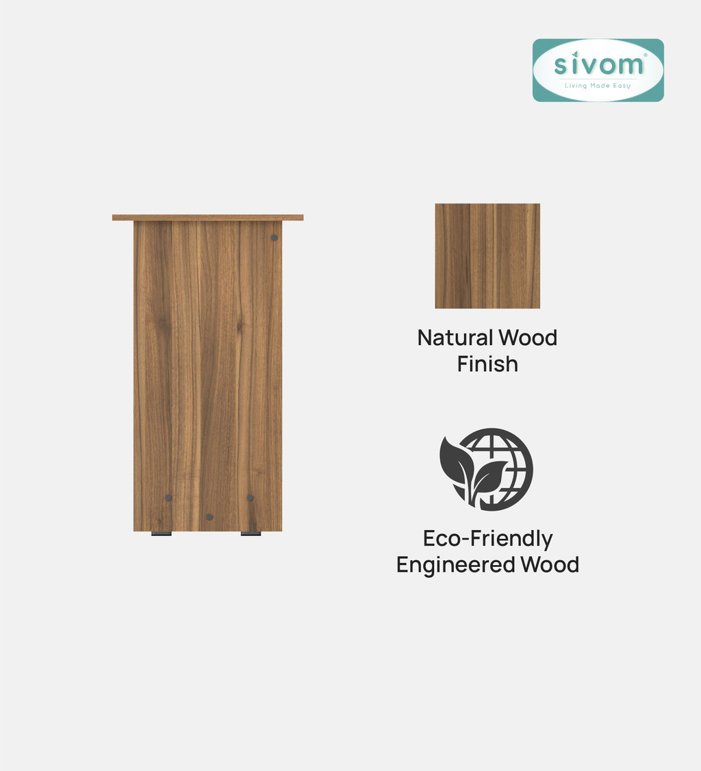 SIVOMTessa Study/Home Office Engineered Wood Computer Desk for Modern Homes | Elegant Design & Premium Finish