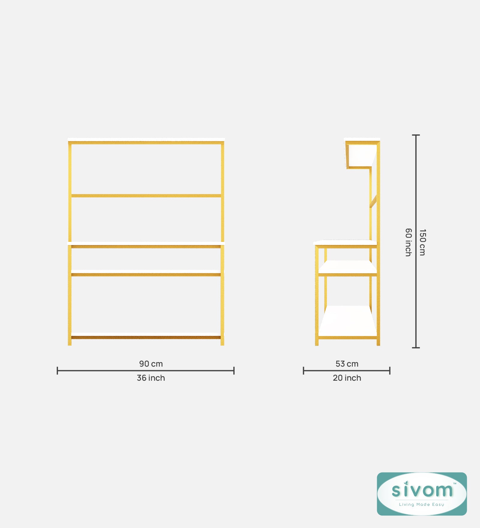 Sivom Sivom Ashley Display Unit for Modern Homes | Elegant Design & Premium Finish