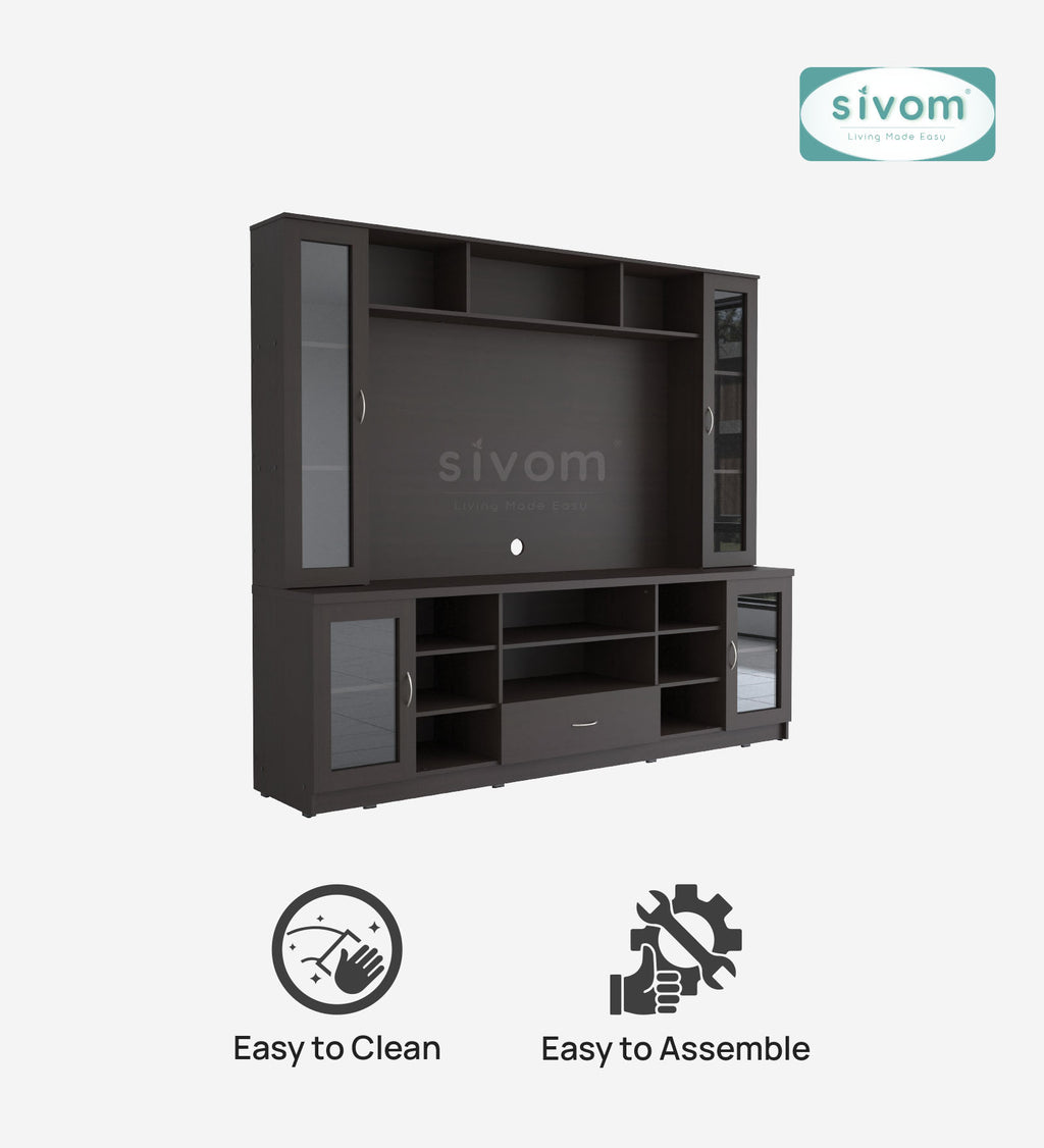SIVOM Thunder Multipurpose TV Unit fits upto 43 inch with Storage Engineered Wood TV Entertainment Unit for Modern Homes | Elegant Design & Premium Finish