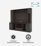 SIVOM Thunder Multipurpose TV Unit fits upto 43 inch with Storage Engineered Wood TV Entertainment Unit for Modern Homes | Elegant Design & Premium Finish
