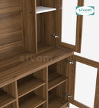 SIVOM Thunder Multipurpose TV Unit fits upto 43 inch with Storage Engineered Wood TV Entertainment Unit for Modern Homes | Elegant Design & Premium Finish