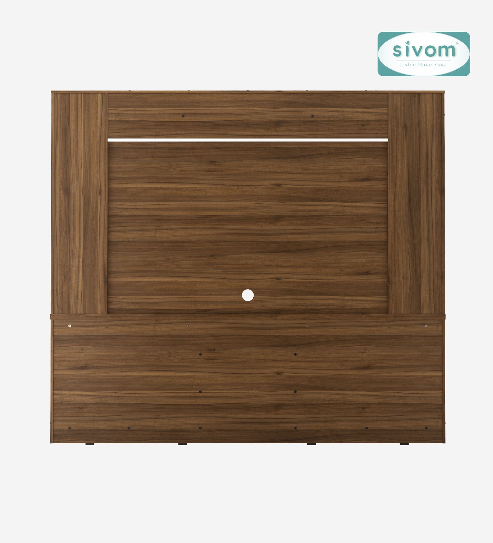 SIVOM Thunder Multipurpose TV Unit fits upto 43 inch with Storage Engineered Wood TV Entertainment Unit for Modern Homes | Elegant Design & Premium Finish